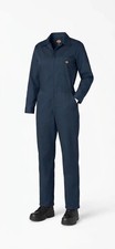 Dickies Women's Med Blue Cooling Long Sleeve Workwear Jumpsuit NWT