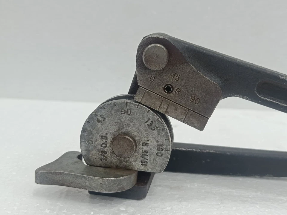 RIDGID 406 LEVER TUBE BENDER 3/8" OD 15/16" RADIUS ACCURATE BENDING TOOL USA - Image 2 of 4