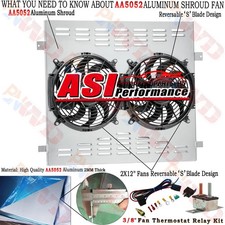 ASI Radiator Shroud Fan for Toyota 4Runner SR5/Lexus GX470 4.7L V8 2003-2009