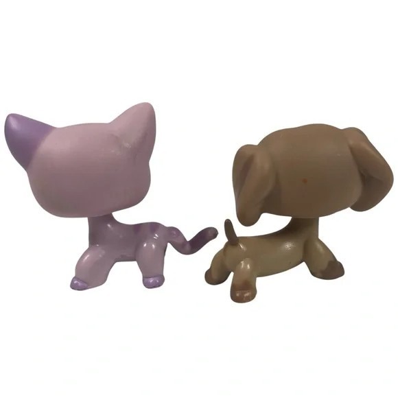 Figurine Littlest Pet Shop LPS #932 - Teckel - Hasbro - Authentique