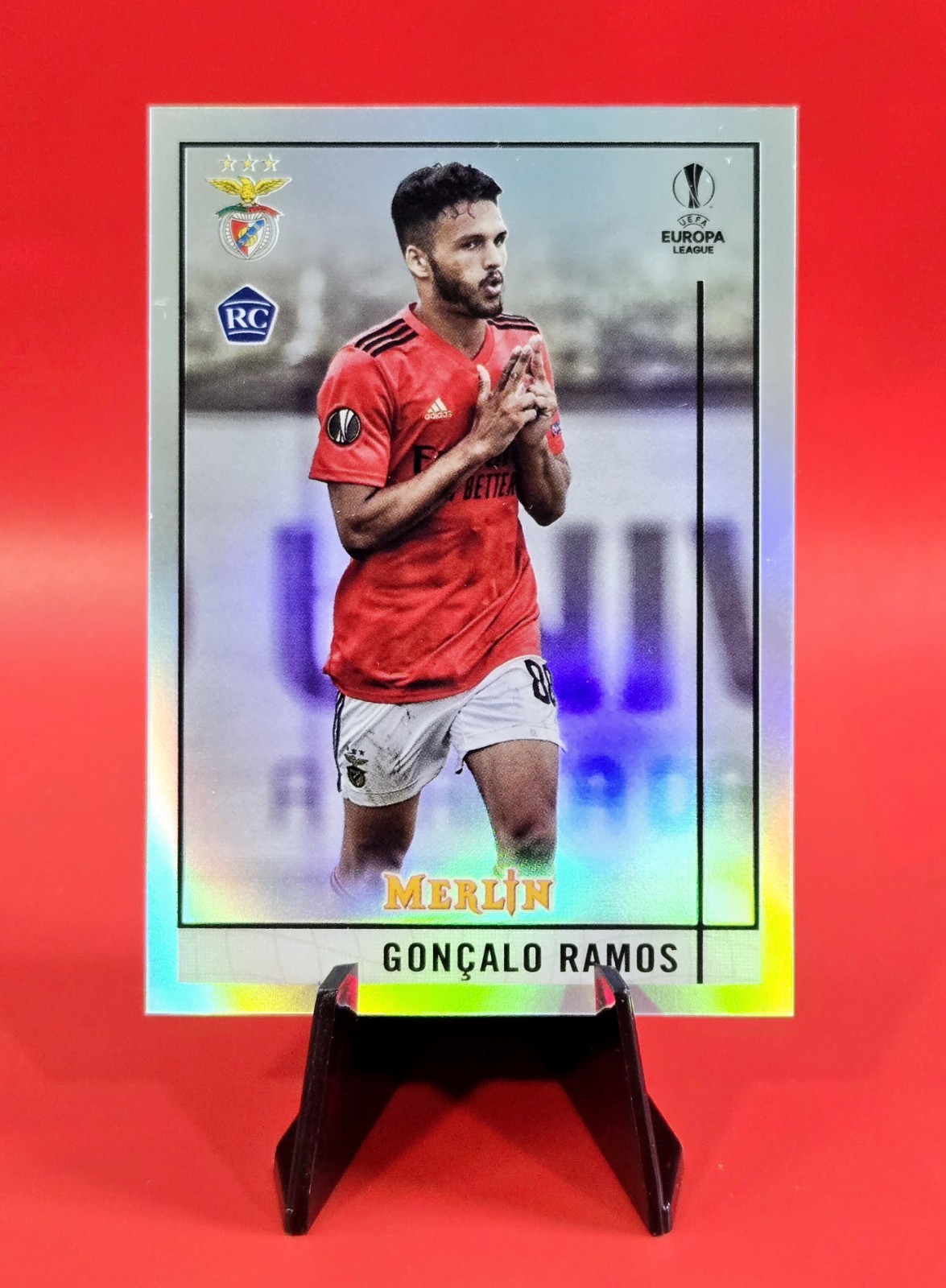 GONCALO RAMOS 2020-21 Topps Chrome Merlin Rookie Refractor Benfica #52