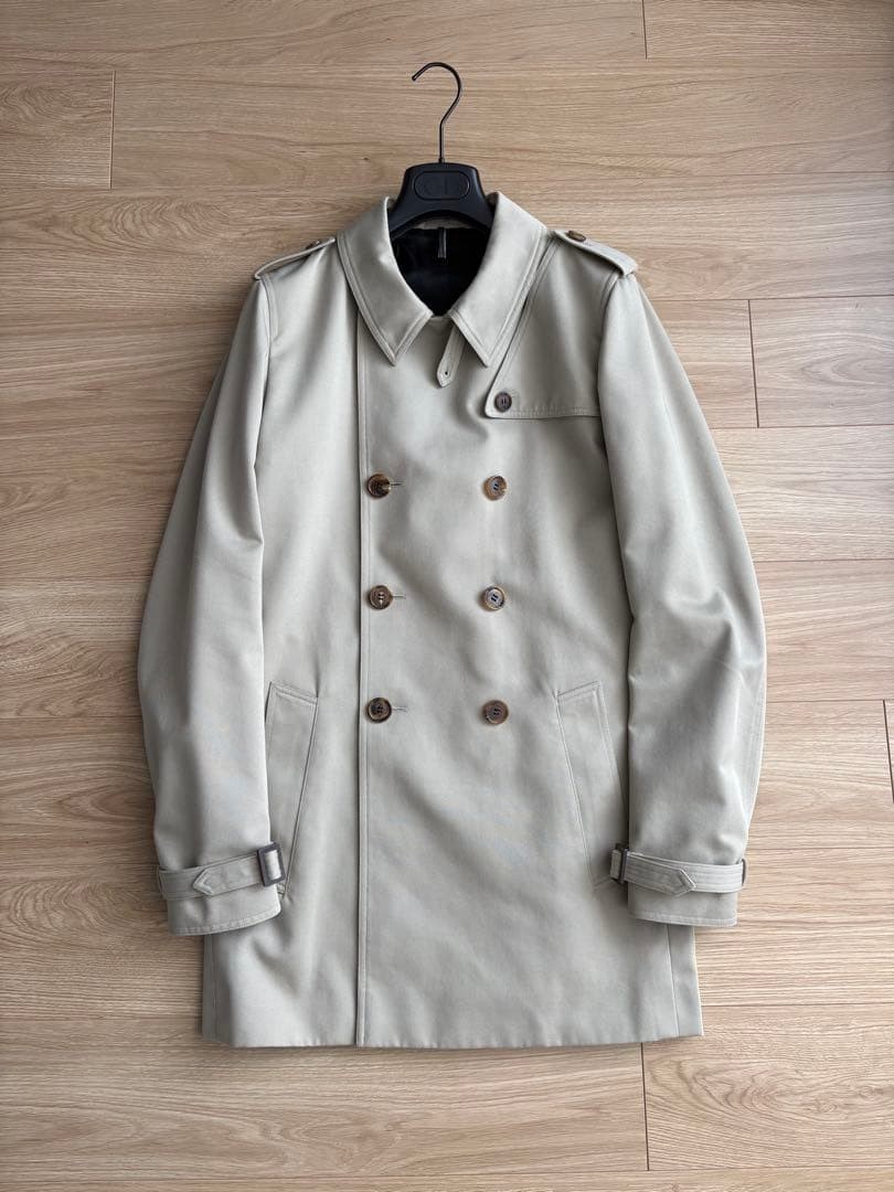 Dior Homme 2006SS Hedi Slimane Short Trench Coat Size 44 Archive