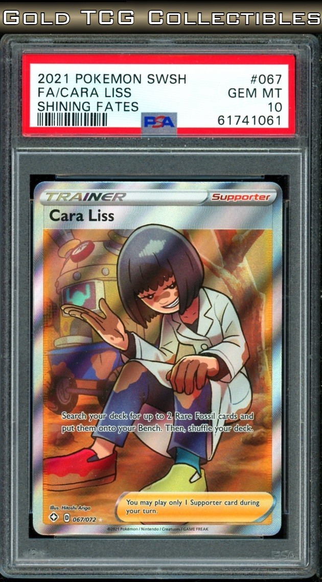 PSA 10 ⭐️ Pokemon Cara Liss 067 Shining Fates Shiny Full Art