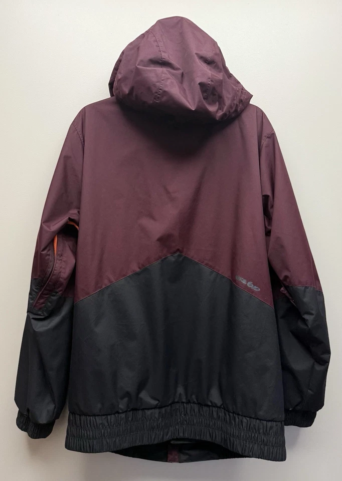 Chaqueta Nike SB Kampai 6.0 Snowboard Granate Negra Ventilaciones Laterales Talla S Foto 4 de 4