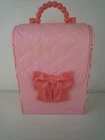 VINTAGE 1998 MATTEL BARBIE PINK SUITCASE PLAYSET BEDROOM & BATHROOM PLAYSET