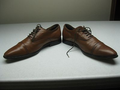 VINTAGE BROWN MENS SAKS FIFTH AVENUE DRESS FORMAL SIZE 10  display picture 1