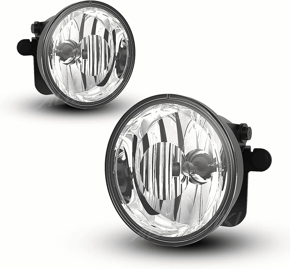 Pairs Clear Fog Lights Lamps Fit 1997-2003 Pontiac Grand Prix/2000-2005 Sunfire - Image 2 of 4
