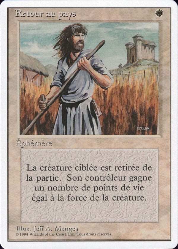 Swords to Plowshares FRENCH Revised WB Edition MtG NM 1994 | eBay