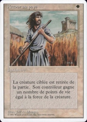 Swords to Plowshares FRENCH Revised WB Edition MtG NM 1994 | eBay