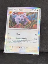 Pokémon Aerodactyl 142/165 Scarlet & Violet 151 Rare Holo (Read Below)