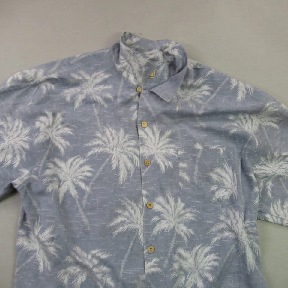 Camisa Jamaica Jaxx Para Hombres 2XL Manga Corta Bolsillo Botón Delantero Foto 2 de 4