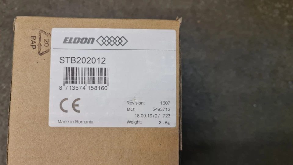Eldon STB 202012 Klemmenkasten Installationsgehäuse 200x200x120 mm Schaltschrank - Bild 3 von 3