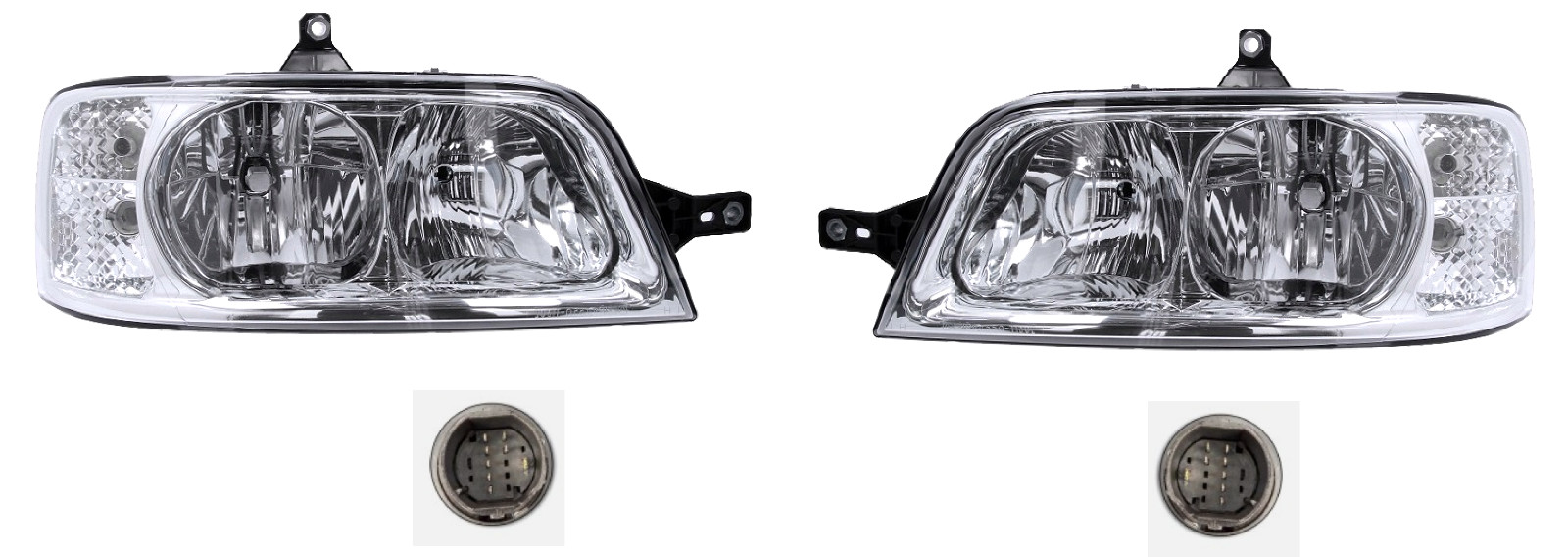 Feu avant Peugeot Boxer H1 H7 réglage électrique anti-buée pack gauche droite