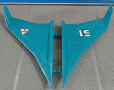 Vintage Kenner Mega Force 1989 Backlash Air Assault - Right  Left Wings NM 