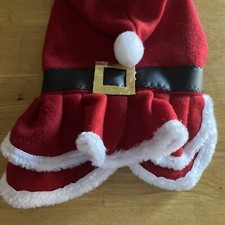 NEW Santa Claus Christmas Pet Costume Outfit or Halloween Apparel for Small Dog