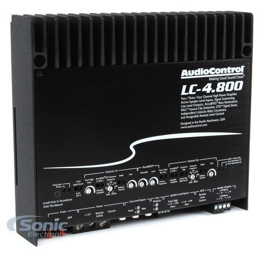 AudioControl LC-4800 - Мощный 4-канальный усилитель RMS мощностью 800 Вт новый усилитель AccuBass 63590₽