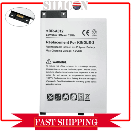 Batteria 3,7 V per DR-A012 Amazon Kindle-3 3G tastiera grafite D00901 eReader - Foto 3 di 6
