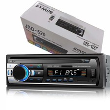 Single 1 DIN Car Stereo Radio Bluetooth MP3 Player In-Dash Unit FM USB SD AXU-In