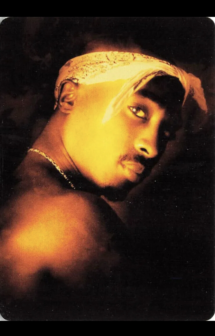 Tupac Shakur Single Swap Playing Card 2Pac Iconic Image Novelty
