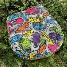 Yak Pak Hobo Zip Top Feathers Bag