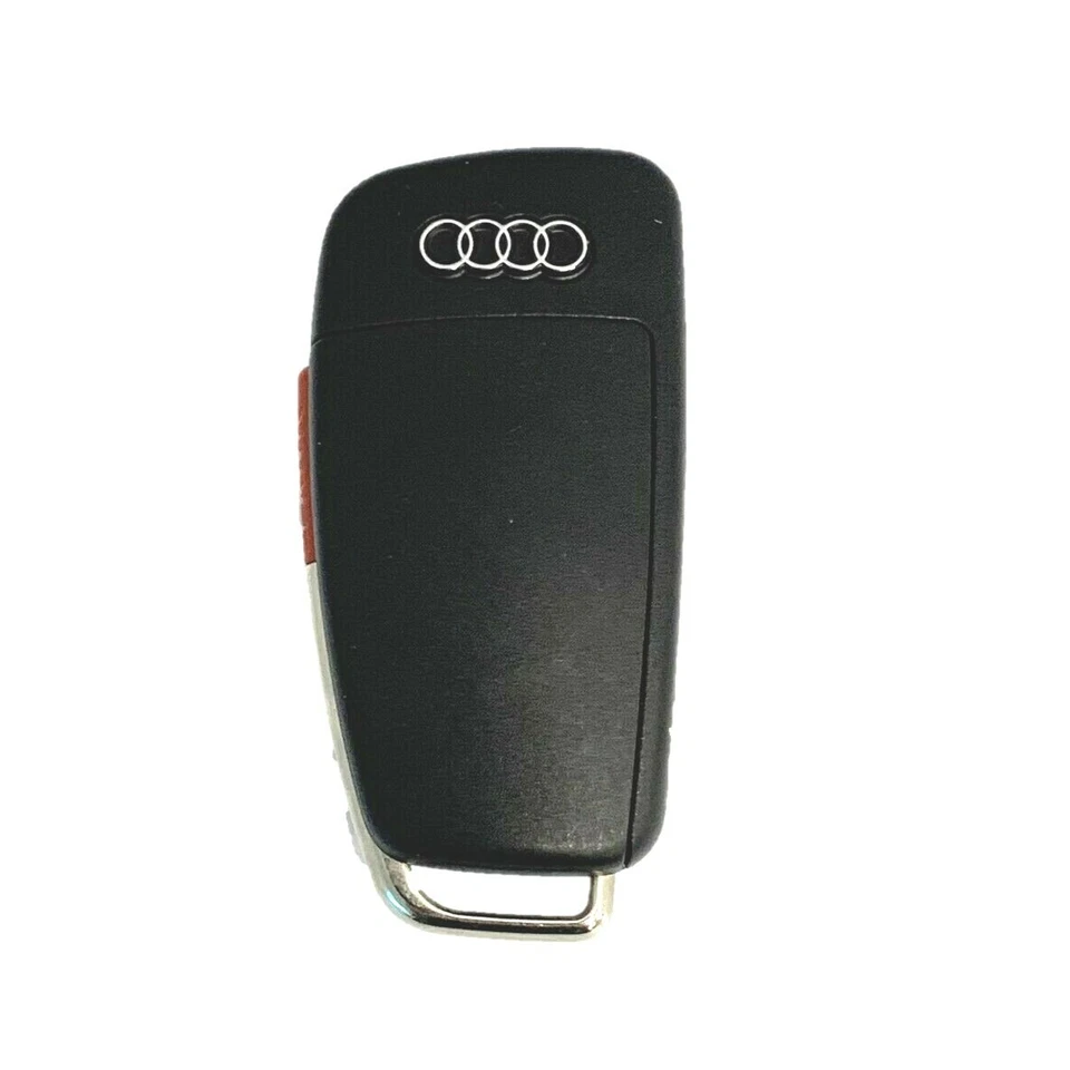 OEM AUDI Entrada sin llave Mando a distancia 4 botones SIN CORTAR Llave abatible OEM AUDI MYT 4073A Foto 2 de 4