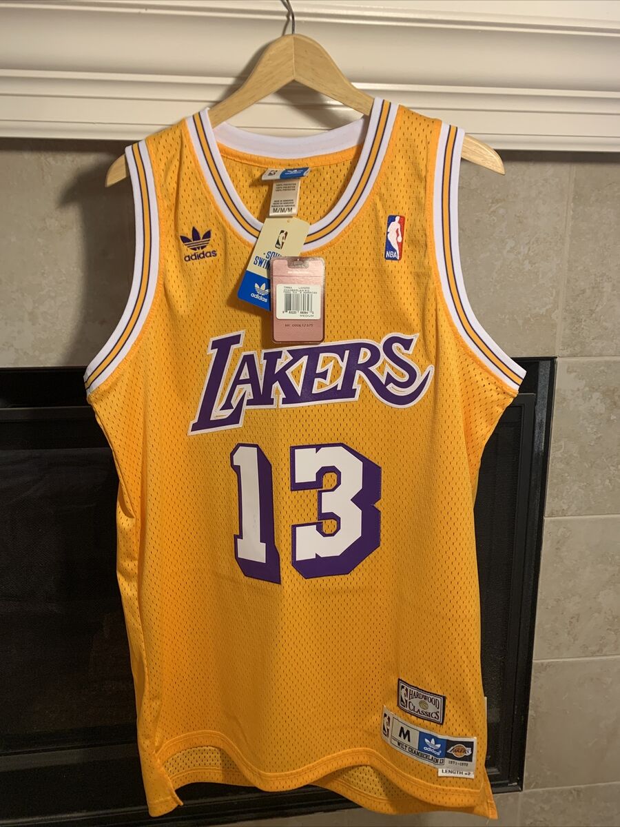Adidas Hardwood Wilt Chamberlain Lakers Swingman Jersey M Adidas Hardwood Wilt Chamberlain Lakers Swingman Jersey M