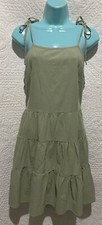 Shein Olive Layered Sundress