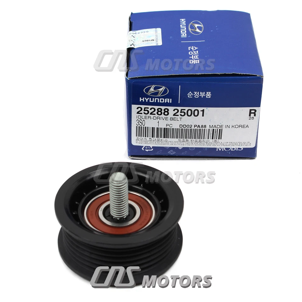 OEM⭐V-Belt & Tensioner & Idler Pulley Kit for 2011-2014 Hyundai Kia 2.0L 2.4L⭐⭐⭐ Foto 4 de 4