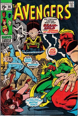 AVENGERS N° 86 Mars 1971 Brain-Child 1st App. J Buscema Marvel Comics Group - Photo 1/2