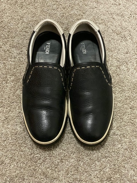 fendi monster slip on