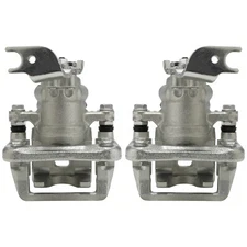 Pair For 2008-2012 Honda Accord Rear Brake Calipers w/ Bracket Accessories Kit