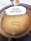 Vintage INDIAN MAID FEEDS Ceramic  Ashtray-Owatonna & Meridan, Minnesota- Japan  — photo 4