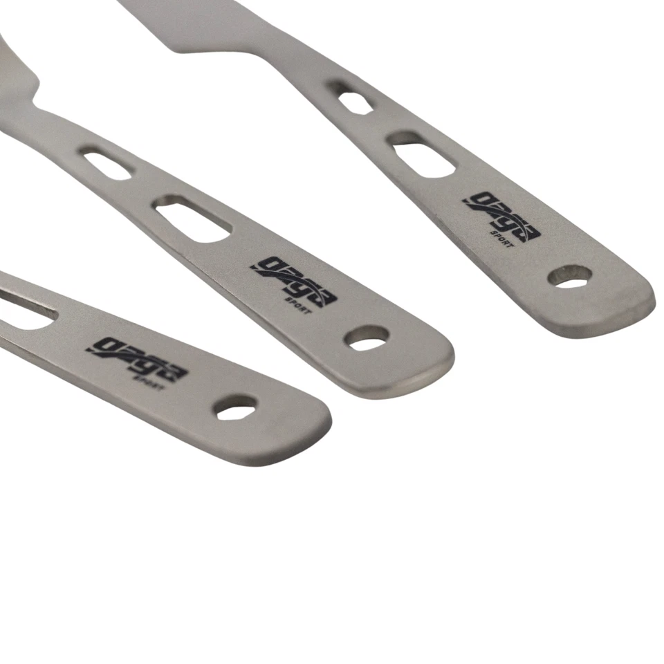 Gagasport Titanium Travel Utensil Set – Reusable Fork, Spoon & Knife with Case - Image 4 of 4