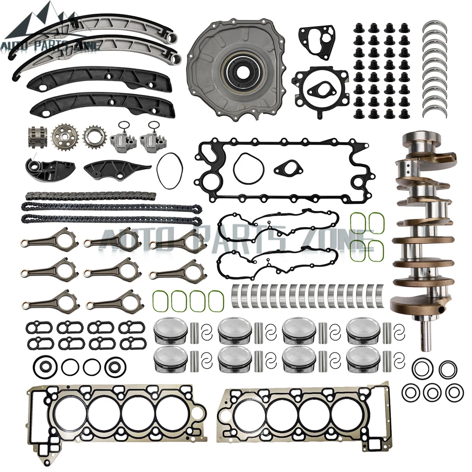 Kit de reconstrucción del cigüeñal del motor AJ133 para Jaguar XE XJ Land Rover Range Rover 5,0 L Foto 4 de 4