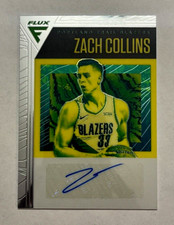 2019-20 Panini Chronicles Flux SILVER Auto #46/99 Zach Collins #FA-ZCO