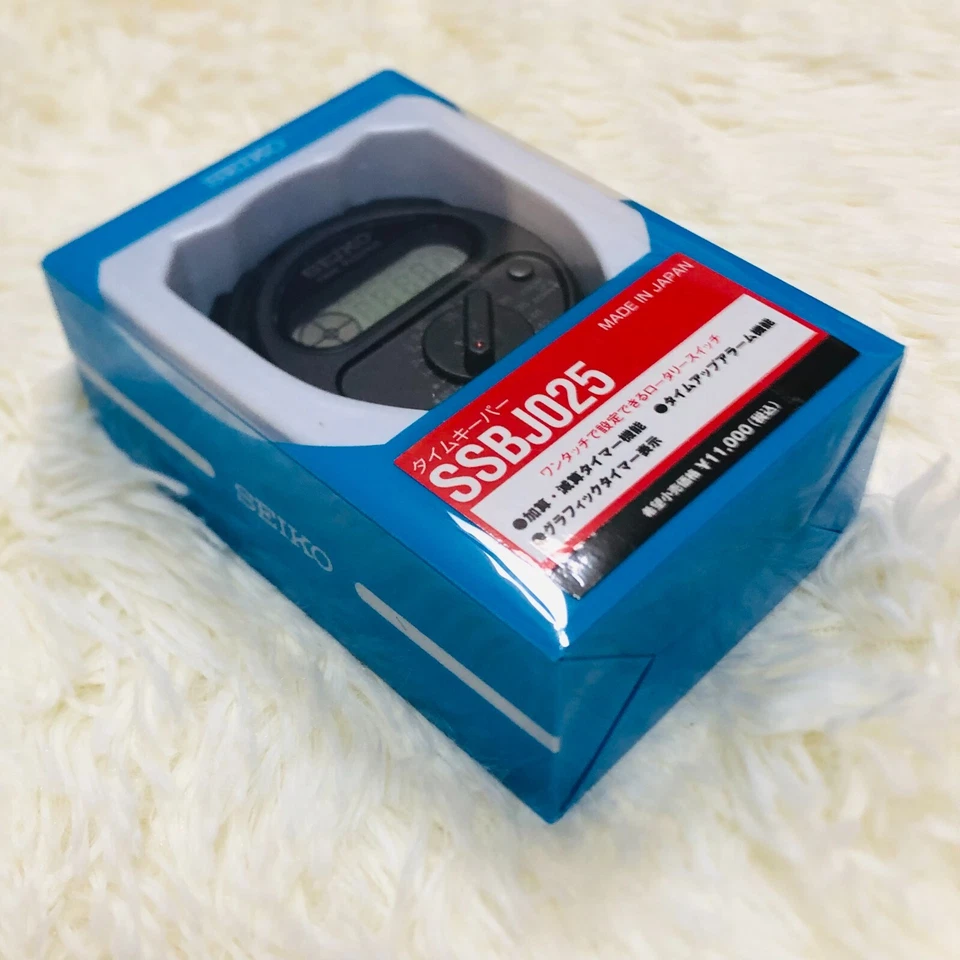 Cronometrador SEIKO SSBJ025 Negro Genuino de Japón Nuevo Foto 4 de 4