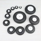 4 pcs Model Plane Aircraft Tire & Wheel for RC Car Airplane Replacement Parts