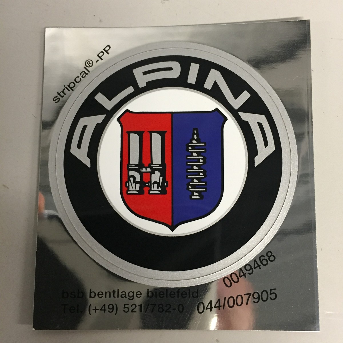 4x Genuine BMW Alloy Wheel Center Hub Badges ALPINA stickers