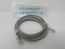 Standard Ethernet Patch Cable RJ-45 7 ft Cat. 5e UTP