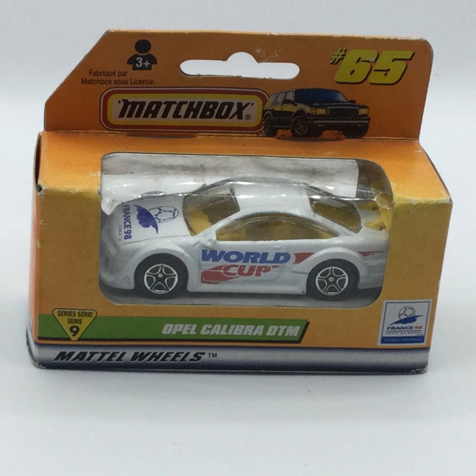 Matchbox Opel Calibra DTM #65 1998 France 98 Football World Cup - Image 2 of 4