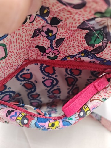 Vera Bradley Stitched Flowers Crossbody Hipster Beautiful Handbag Excellent - Picture 6 of 9