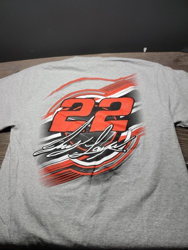 Nascar Joey Logano #22 Team Penske Men's Short Sleeve Size Medium Front Back - Picture 7 of 7