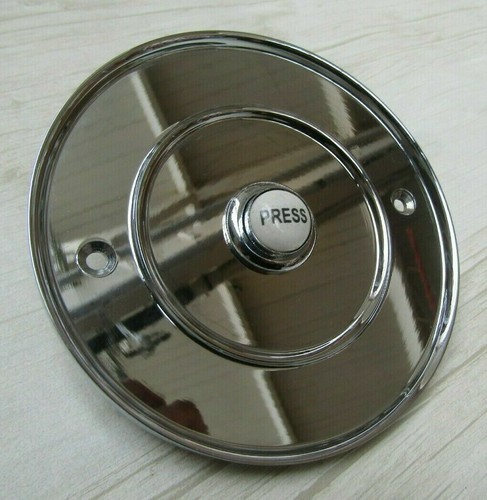 DOOR BELL PUSH vintage Victorian Antique Hard wired Front Back Door Chime Press - Picture 24 of 26