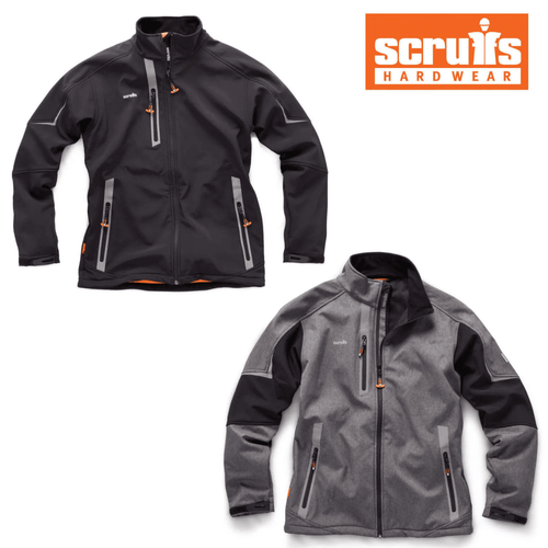 Scruffs Pro Softshell CHARCOAL | BLACK 