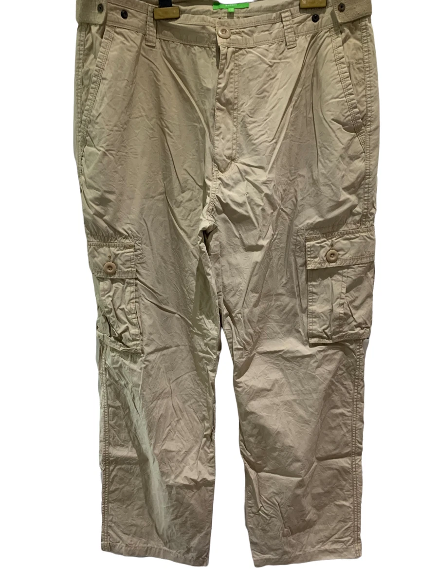 bossini khaki hiking Pants lightweight men Large 33