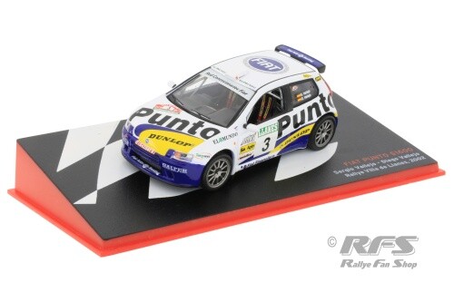 Fiat Punto S1600 Vallejo Rallye Rally Villa de Llanes 2002 1:43 Altaya IXO - Bild 1 von 1