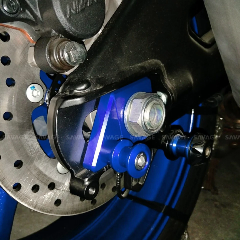 Carrete basculante deslizante eje rueda trasera para YAMAHA MT-10/SP YZF R1 YZF R1M YZF R1S Foto 4 de 4