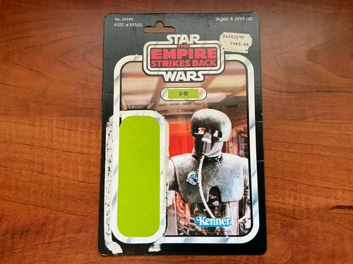 Vintage Kenner Star Wars Figure Card ESB 41 Back Cardback 2-1B