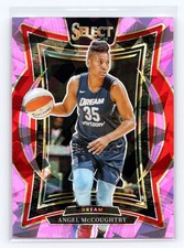 2025 Panini Select WNBA #34 Angel McCoughtry Pink Ice Prizms