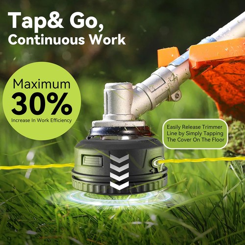 Weed Eater Head,Universal Trimmer Head for Echo Speed Feed 400,Ego,Ryobi,Dewa... - Foto 2 di 8